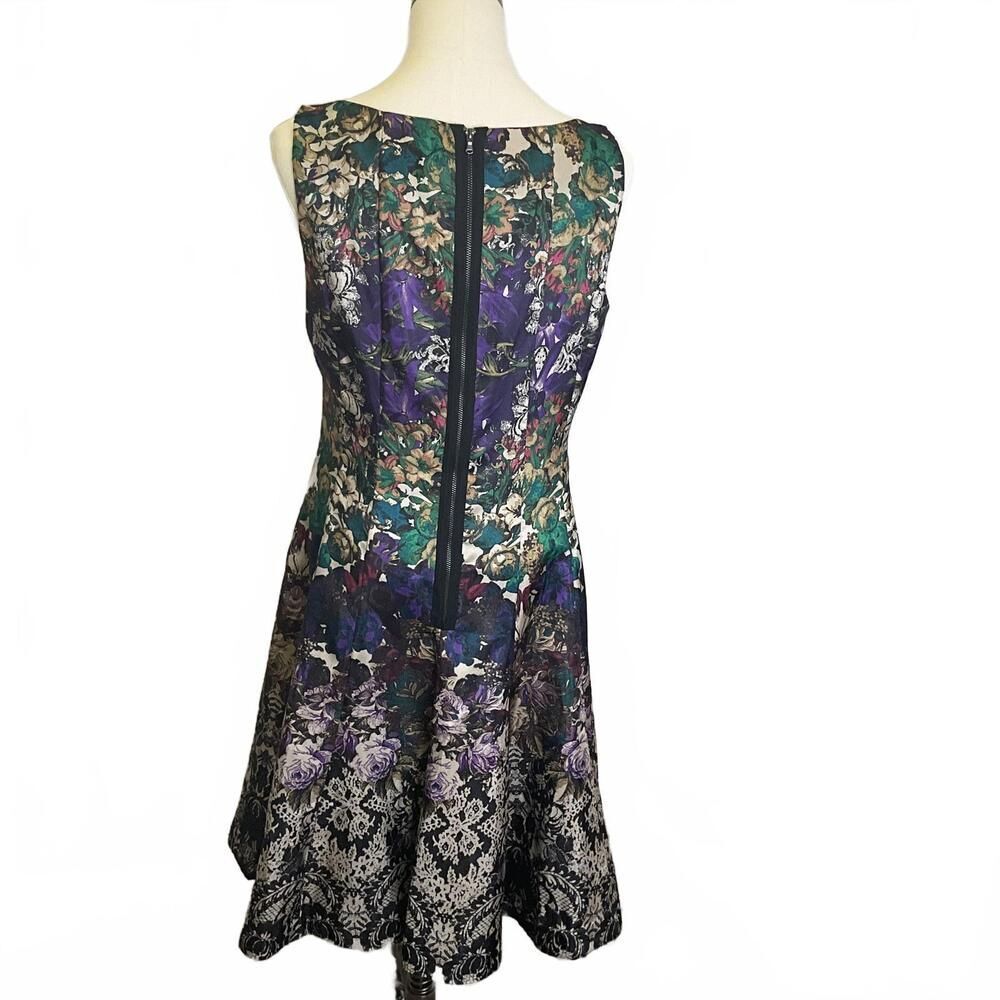 House of CB Women's Size 8 Multicolored Sleeveless Fit Flare Dress - Picture 3 of 9